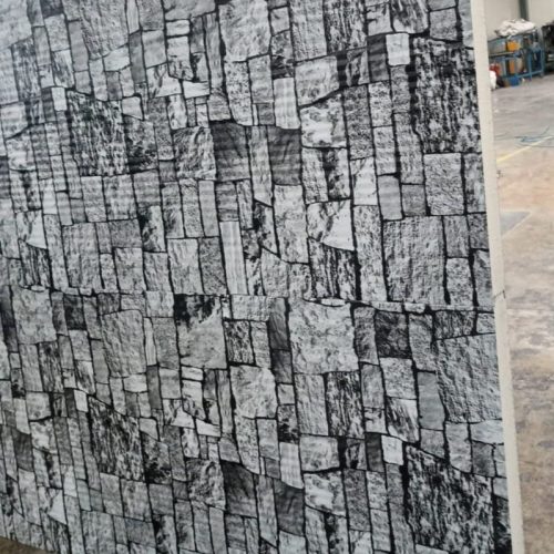 Stone look sandwich panel